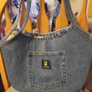 RECYCLED DENIM PURSES/HANDBAGS
